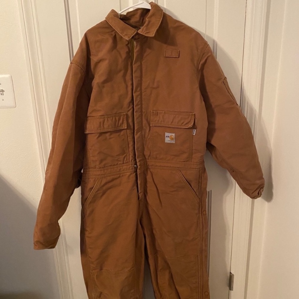 CARHARTT; Long-Sleeve FR Bibs